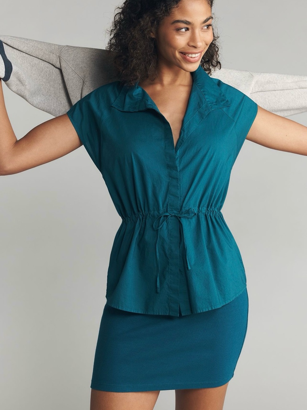NWT Anthropologie Sundry Sporty Twofer Mini Dress